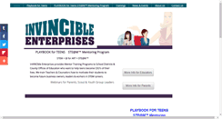 Desktop Screenshot of invincibleenterprises.com